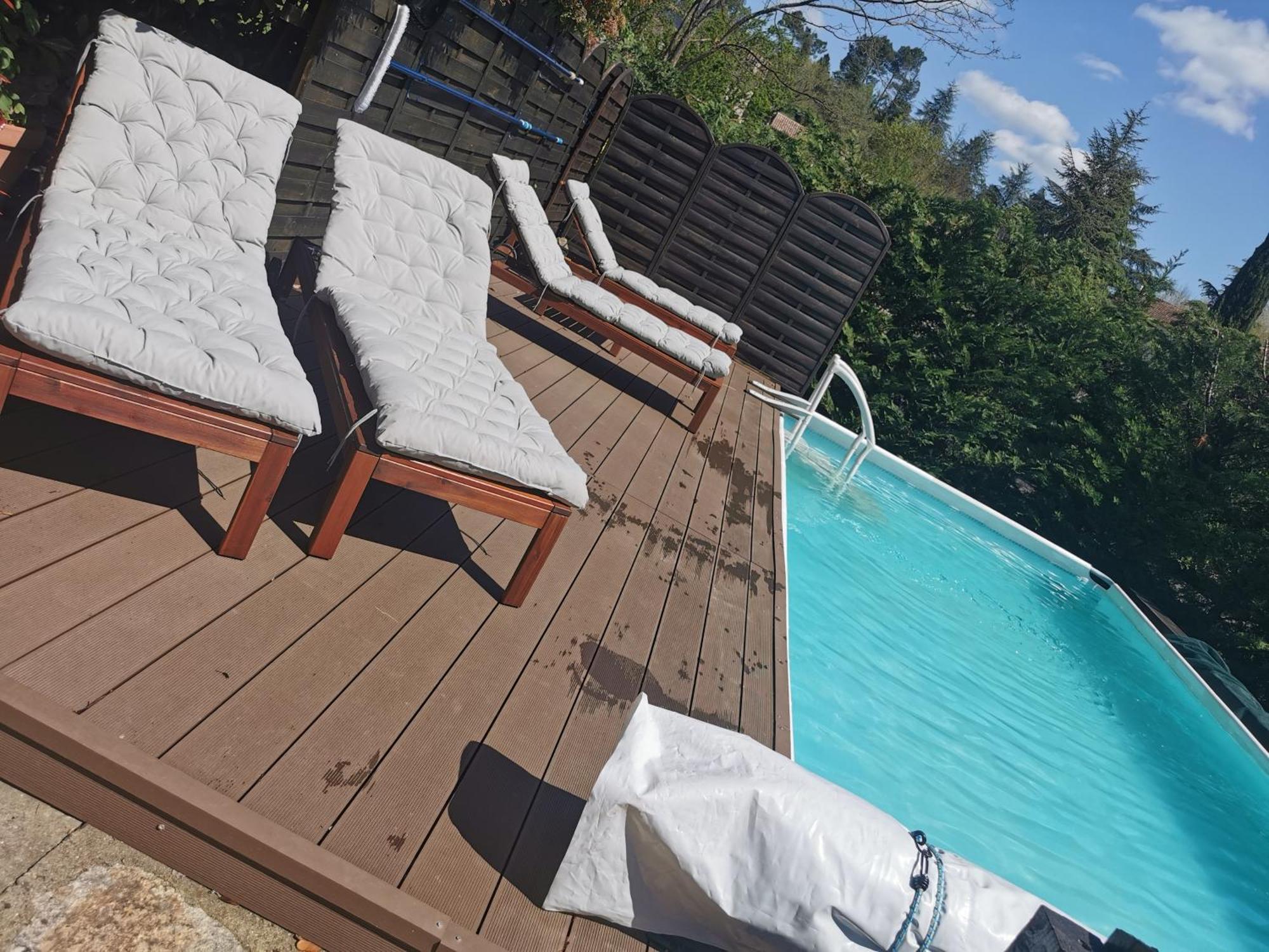 Mes Maisons Gardoises, Two Gites Sleeping 13 With Two Private Pools, Kids Room, Laundry, Disco, Free Wifi, Linen And Dog'S Are Welcome Gagnieres ภายนอก รูปภาพ